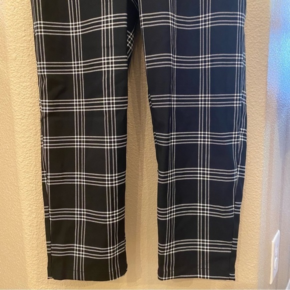 H&M Black White High-Waisted Waist Tie Pants Size 4 - Picture 3 of 6